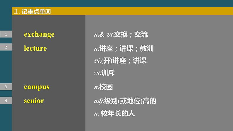 新人教版高考英语一轮复习 教材知识解读 必修第一册 Welcome Unit课件第6页