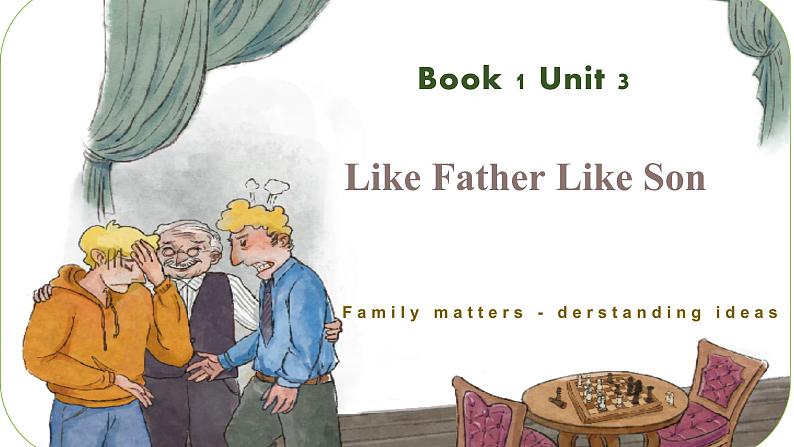 unit3- Family matters-understanding ideas课件01