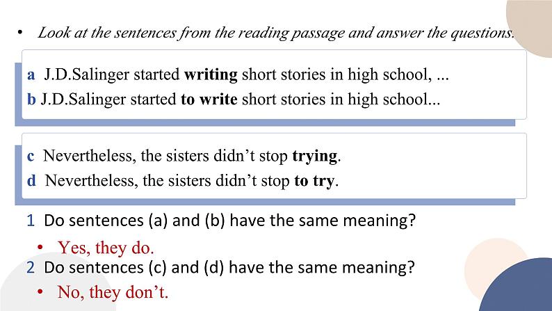 unit 2 Onwards and upwards - using language  语法课件03