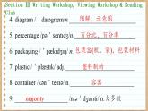 北师大版高中英语必修第三册  Unit 8  Green Living Section Ⅲ　Writing Workshop,Viewing Workshop & Reading Club  PPT课件