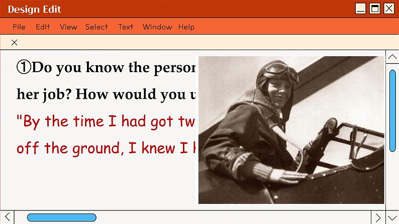 北师大版高中英语必修第一册  Unit 1 VIEWING WORKSHOP AMELIA EARHART PPT课件第5页