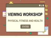 北师大版高中英语必修第一册  Unit 2 VIEWING WORKSHOP PHYSICAL FITNESS AND HEALTH PPT课件