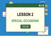 北師大版高中英語必修第一冊  Unit 3 3.LESSON 2 SPECIAL OCCASIONS PPT課件