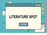北師大版高中英語必修第一冊  Unit 3 8.LITERATURE SPOT PPT課件