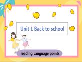 译林版高中英语必修第一册 Unit 1 reading Language points PPT课件