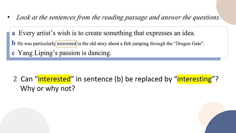 unit 4 Meeting the muse - using language 语法课件第4页