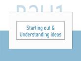 Unit 1 Food for thought Understanding ideas 课件
