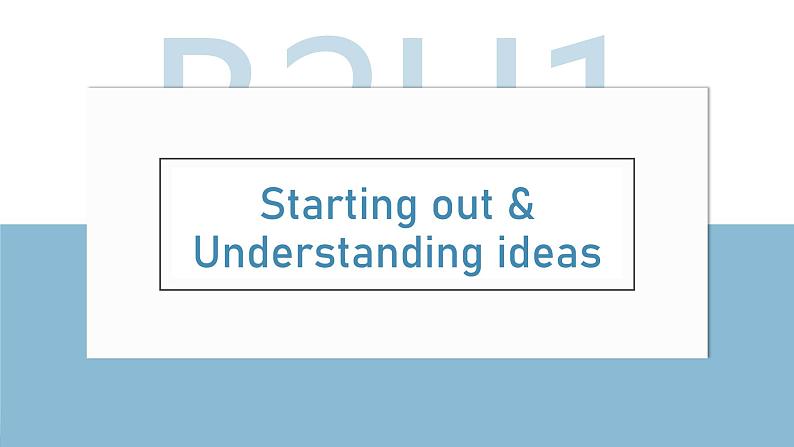 Unit 1 Food for thought Understanding ideas 课件02