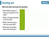 Unit 1 Food for thought Understanding ideas 课件