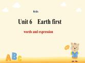 Unit 6 Earth first - 单词课件
