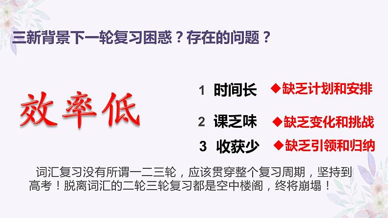 2024新高考高中英语词汇教学及复习策略探讨 课件第7页