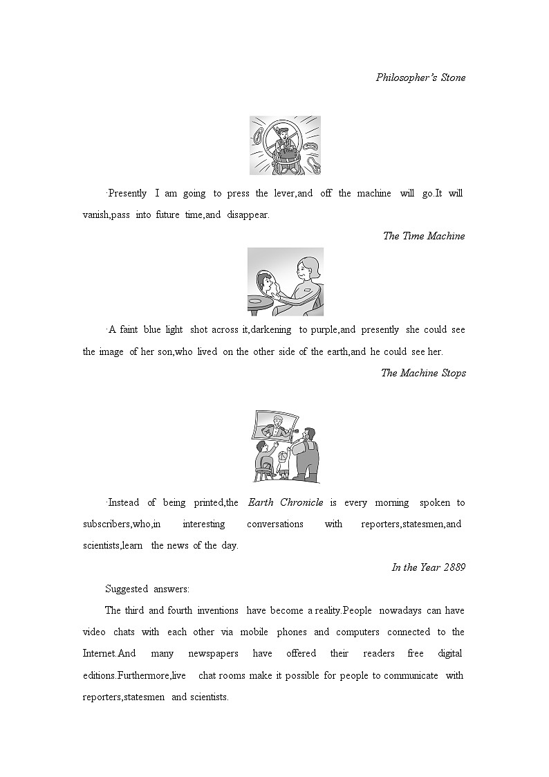 新外研社版高中英语必修三Unit3The World of Science-Starting out&Understanding ideas教学设计02