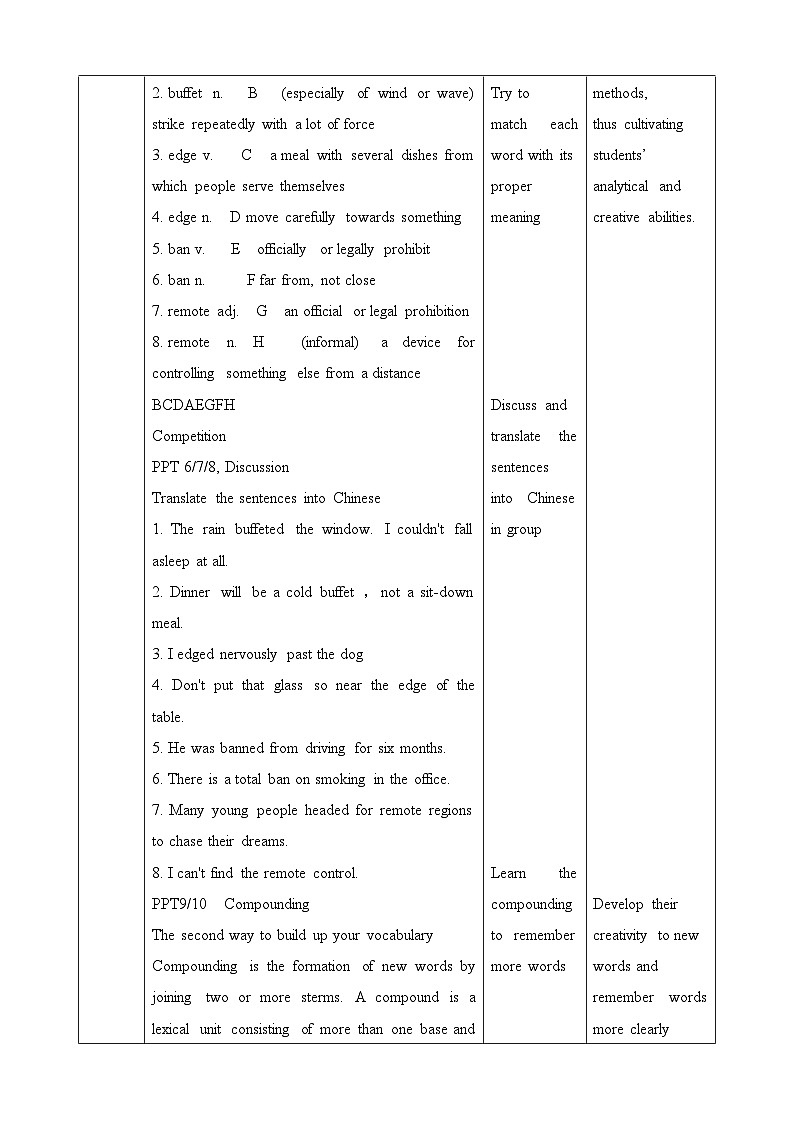 人教版高中选择性必修1英语 Unit3 Fascinating parks Period 2 Build up your vocabulary 教案第2页