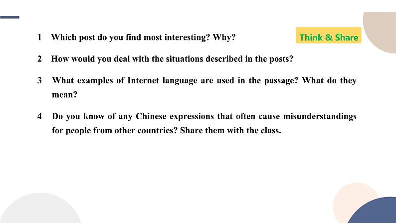 Unit 2 Exploring English Developing ideas & Presenting ideas课件08