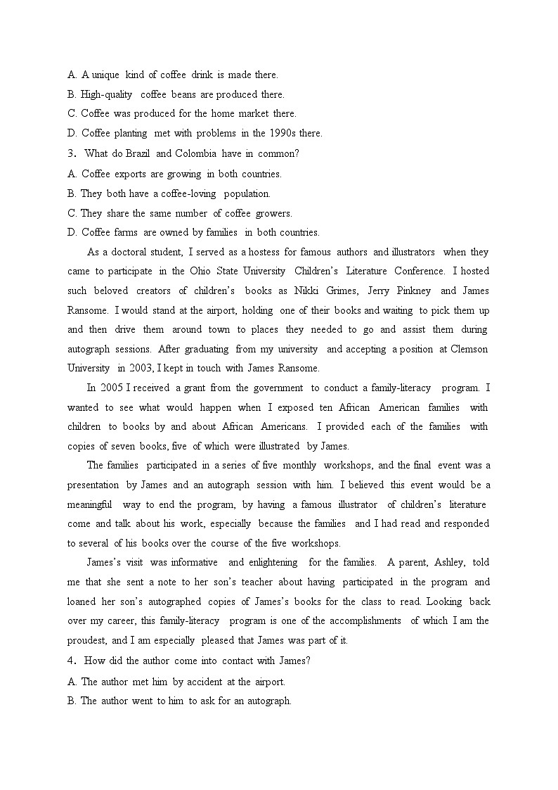 本溪市第一中学2023-2024学年高二下学期开学考试英语试卷(含答案)第2页