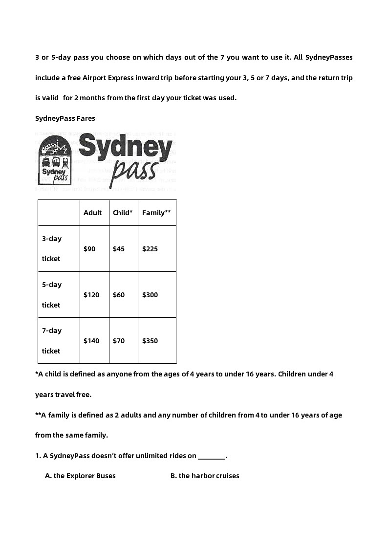 2024届高考英语巩固语法培养语感【阅读题型30天冲刺】天天练-第16天第2页