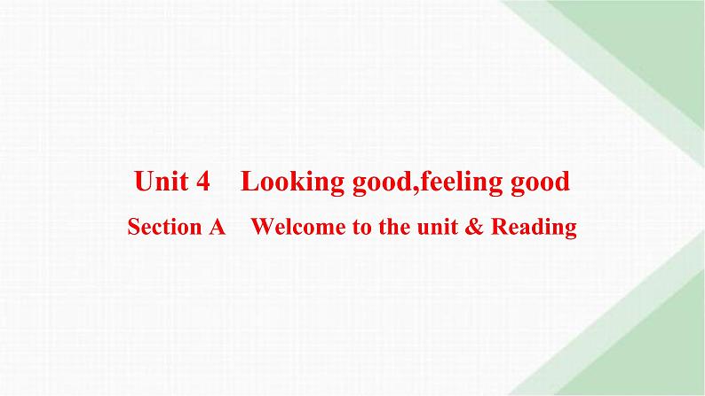 译林版高中英语必修第一册Unit4 Section A Welcome to the Unit& Reading课件01