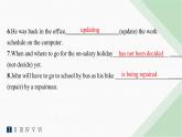 译林版高中英语必修第二册Unit2 Section B Grammar and usage & Integrated skills——分层跟踪检测课件
