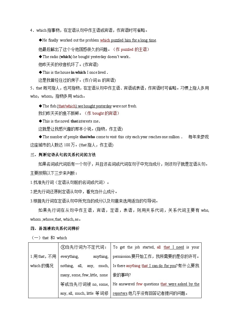 Unit 4-2 Discovering Useful Structures-高一英语同步精品讲义（人教版必修第一册）第2页