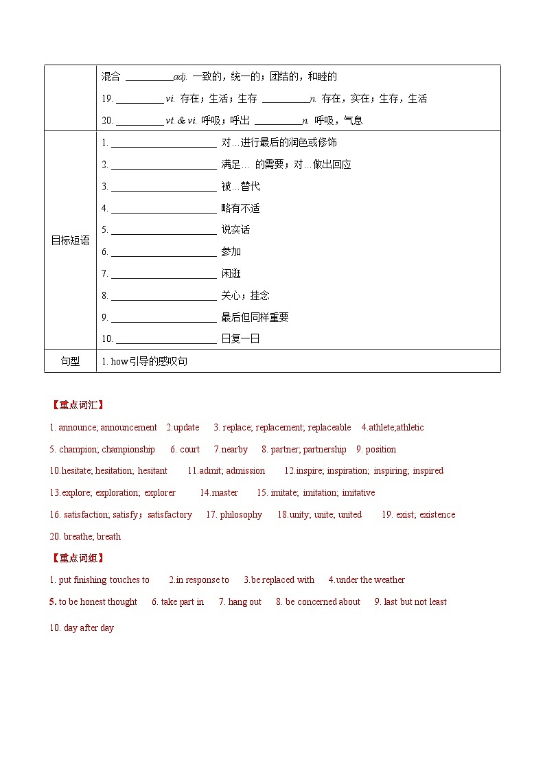 2.3 Section C Extended Reading & Project（教师版）- 高一英语同步精品讲义（译林版必修第二册）第2页