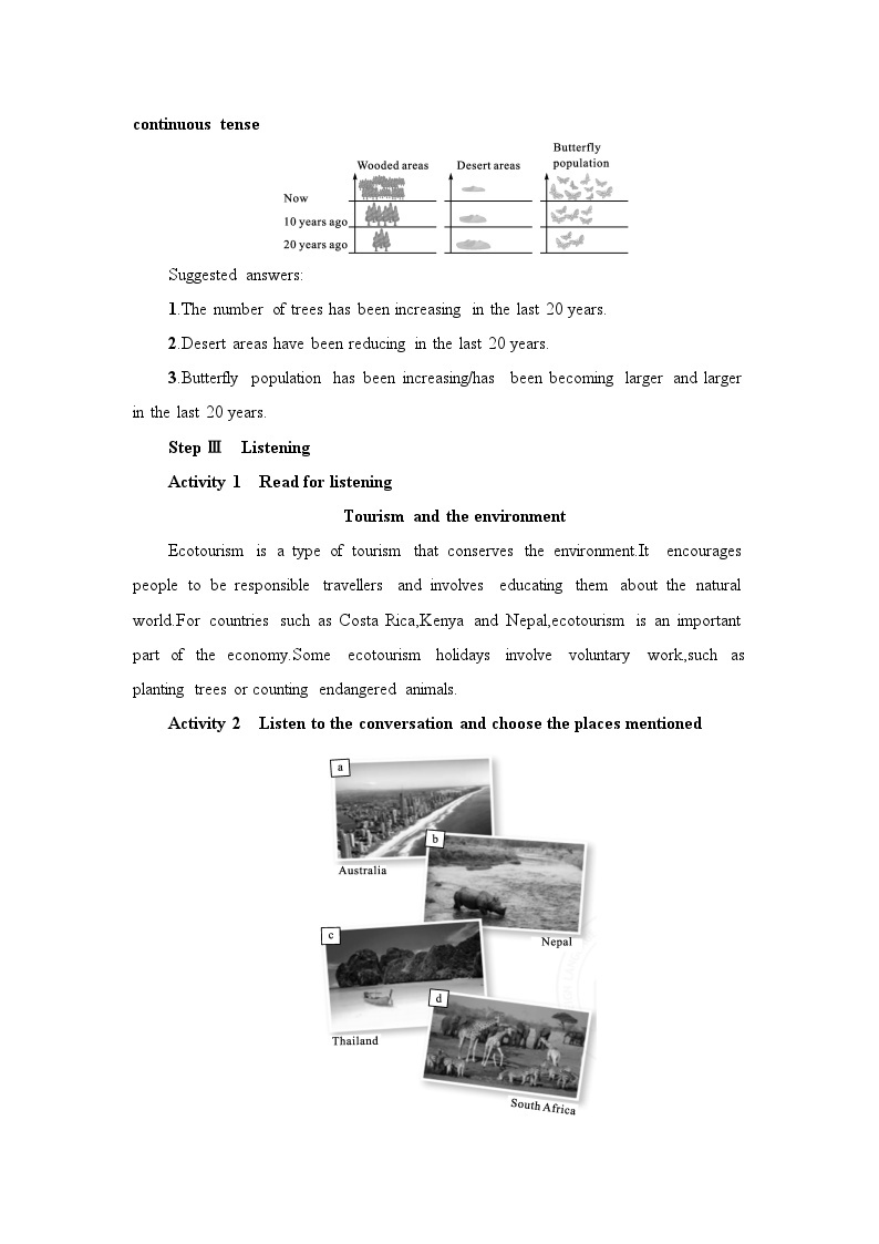 新外研社版高中英语选择性必修一Unit6Nurturing nature-Using Language教学设计03