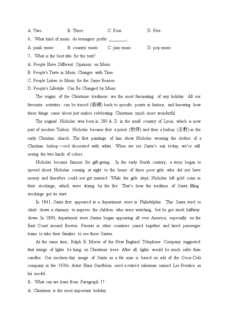 陕西省咸阳市礼泉县2022-2023学年高一下学期期中质量调研英语试卷(含答案)03