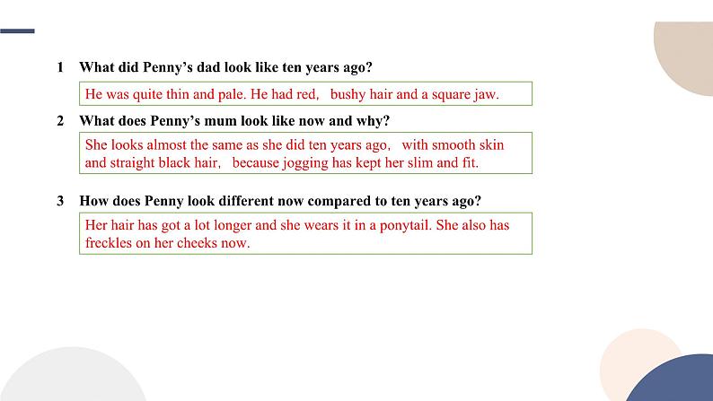 Unit 3 Family Matters  Using language (2)课件03