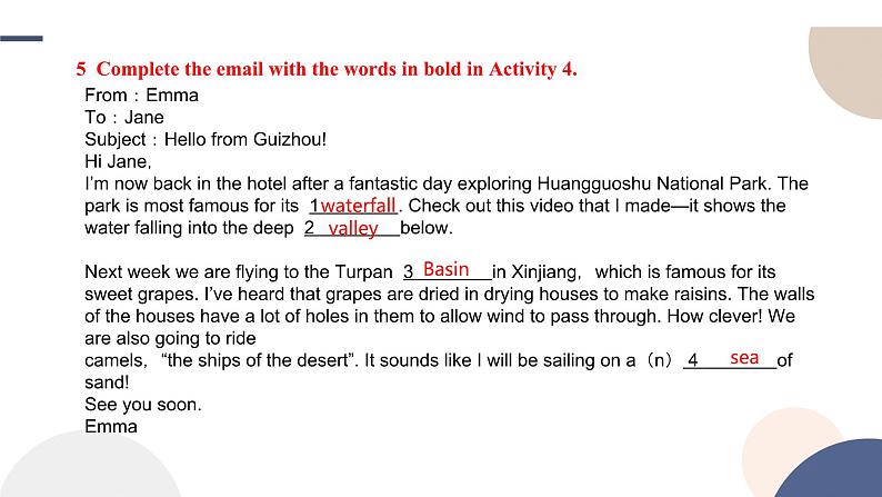 Unit 6 At One with Nature Using language (2)课件03