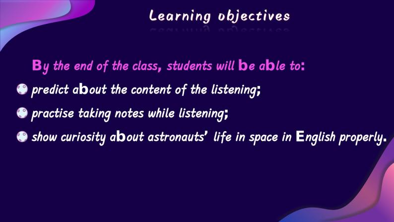 新人教版（2019）高中英语必修三Unit4 Space Exploration Listening and Talking听说课件（含听力）02