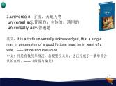 新人教版（2019）高中英语必修三Unit4 Space Exploration词汇用法课件