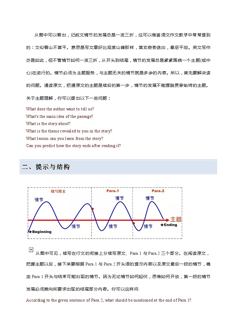 专题02 读后续写速成：“波浪式”剧情推进法第3页