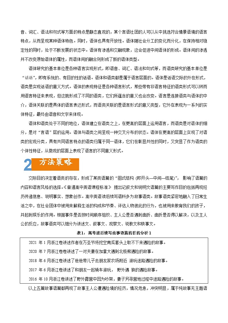 专题1.01 源语篇的语类及解读-2024年新高考英语读后续写提分技能第2页