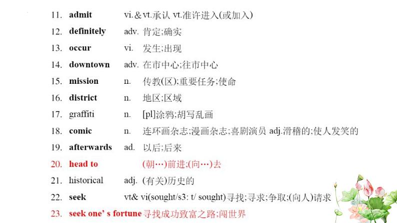 B3U3词汇用法第6页