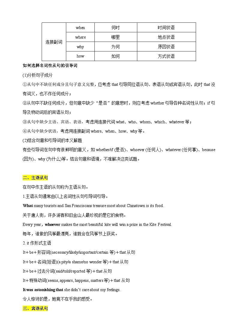 【期中复习】2023-2024学年（人教版2019）高二英语下册专题训练 专题02名词性从句（考点串讲）课件+讲义.zip02