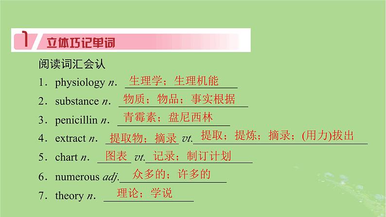 2025版高考英语一轮总复习选择性必修第一册Unit1PeopleofAchievemen课件第6页