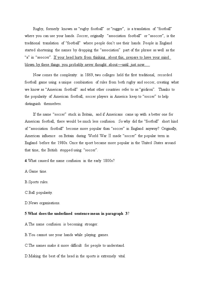 新教材（通用版）高考英语二轮复习考点分类练(十二)词句猜测题——句意理解类含答案03