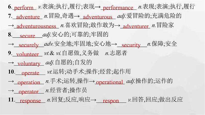 译林版高考英语一轮复习必修第一册Unit2 Let’s talk teens课件第6页