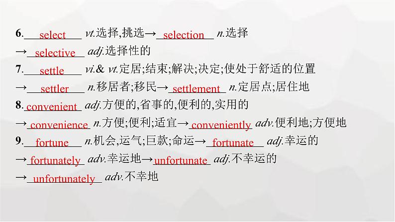 译林版高考英语一轮复习必修第二册Unit3 Festivals and customs课件07