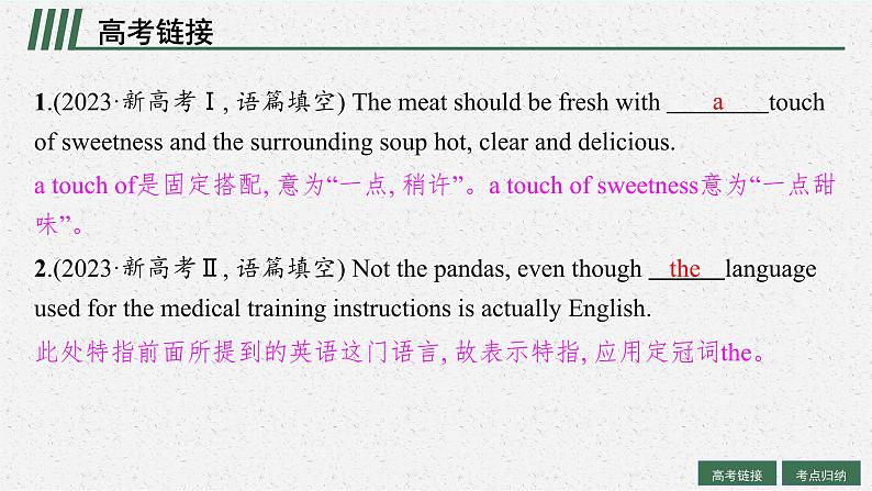 2025届高三一轮复习英语课件第2部分语法专项提升语法专题1名词和冠词（人教版新高考新教材）第4页