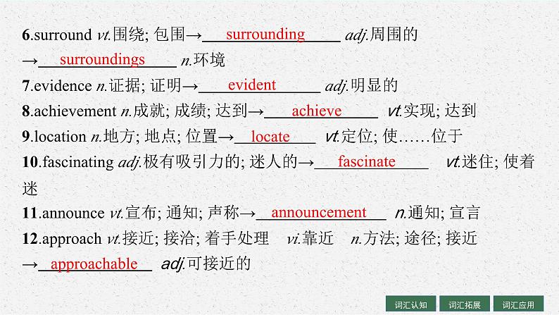 2025届高三一轮复习英语课件第1部分主题专项突破主题语境2人与社会主题群3历史、社会与文化主题2HistoryandTraditions历史与传统（人教版新高考新教材）第8页