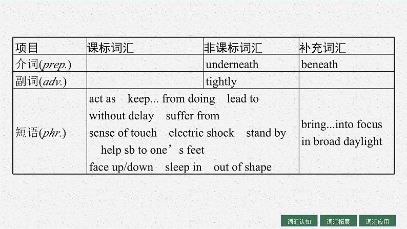 2025届高三一轮复习英语课件第1部分主题专项突破主题语境2人与社会主题群1社会服务与人际沟通主题3FirstAid急救（人教版新高考新教材）06