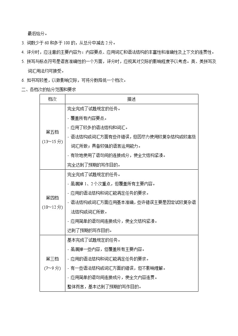 黄金卷05-【赢在高考·黄金8卷】备战2024年高考英语模拟卷（新高考七省专用）（参考答案）第3页