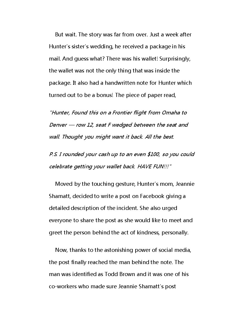 2024北京高考冲刺英语大刷题之常考短文部分（一）第2页