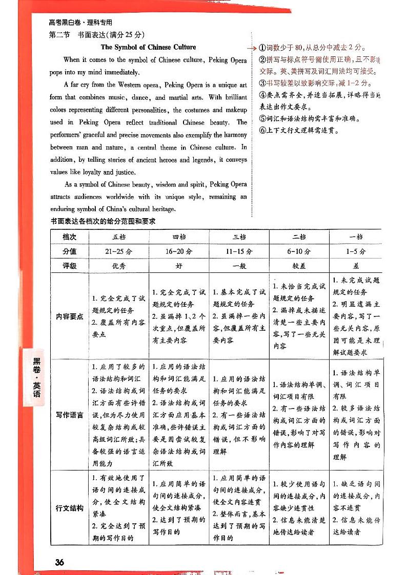 2024黑白卷_黑卷英语参考答案第2页