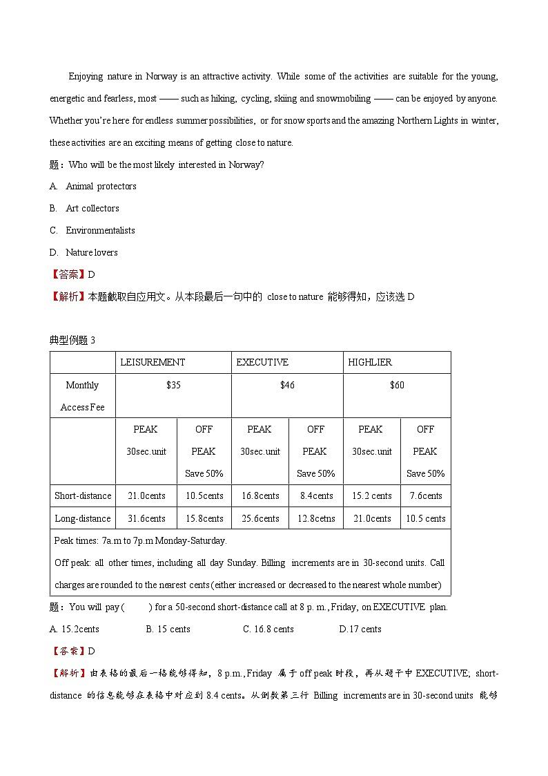 专题4 阅读理解应用文——2024届高考英语阅读与写作备考策略03