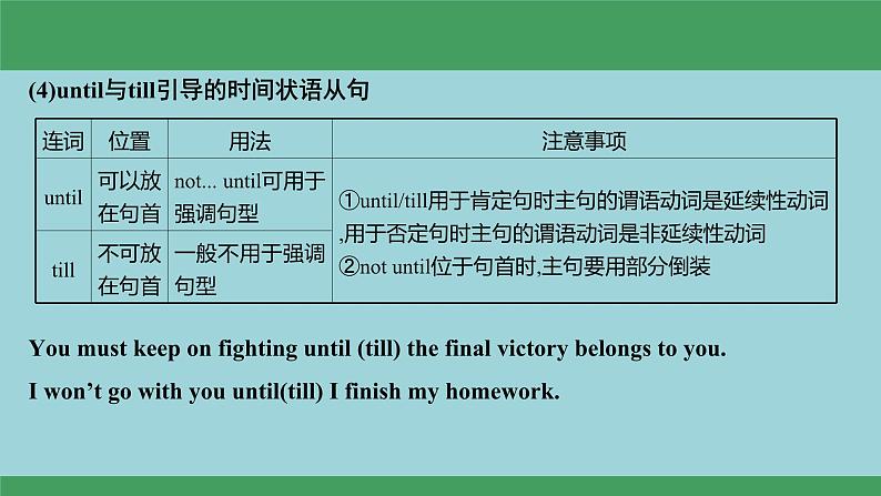 11状语从句(复习卡)-2024年高考英语一轮复习语法能力突破必备(PPT+复习卡+精练题)(通用版) word+ppt07