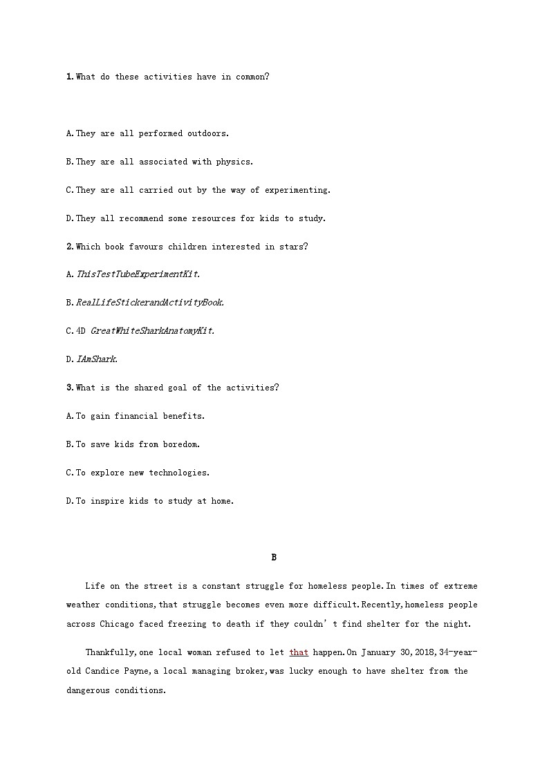 2025届高考英语一轮复习专项练习必修第三册Unit2阅读题组__练速度含答案第2页