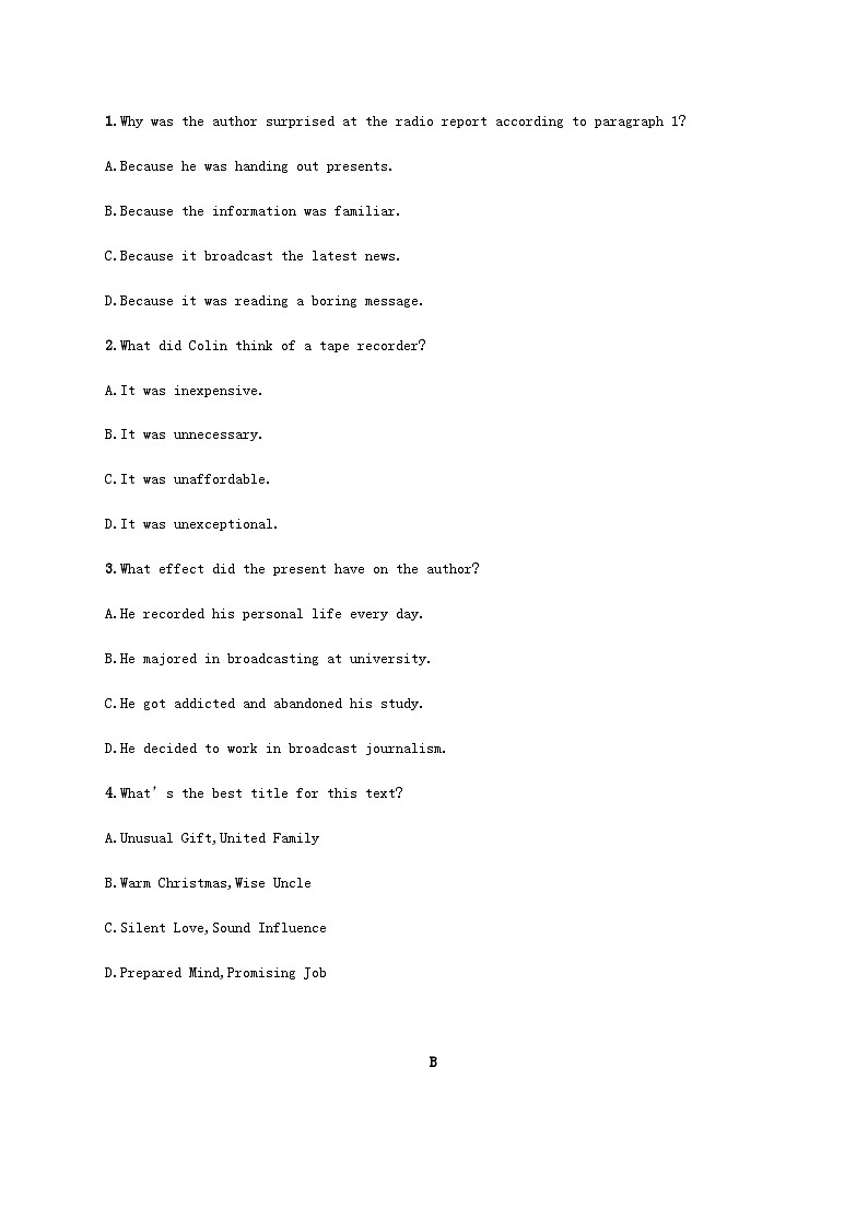 外研版新教材2025届高考英语一轮复习课时练Unit6Earthfirst必修第二册含答案第2页