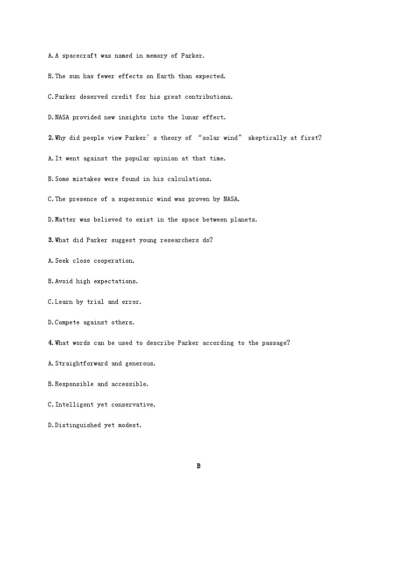 外研版新教材2025届高考英语一轮复习课时练Unit4Meetingthemuse选择性必修第一册含答案第2页