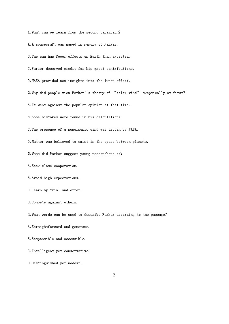 牛津译林版新教材2025届高考英语一轮复习课时练Unit3Theworldonline2必修第三册含答案第2页